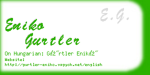 eniko gurtler business card